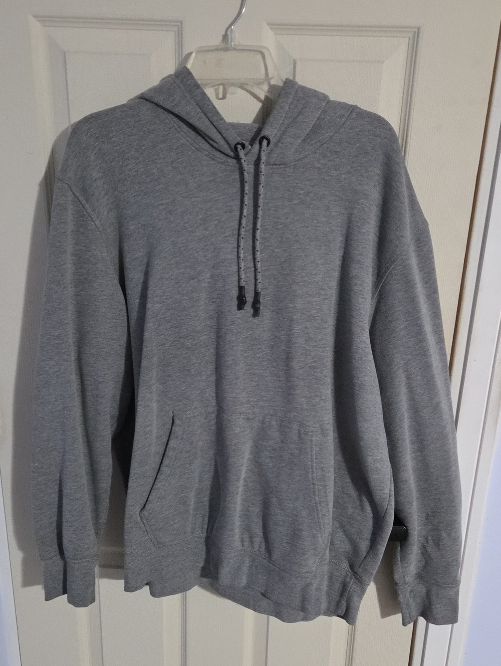 MTA Sport Light Gray Pullover Hoodie with Hooded Drawstring